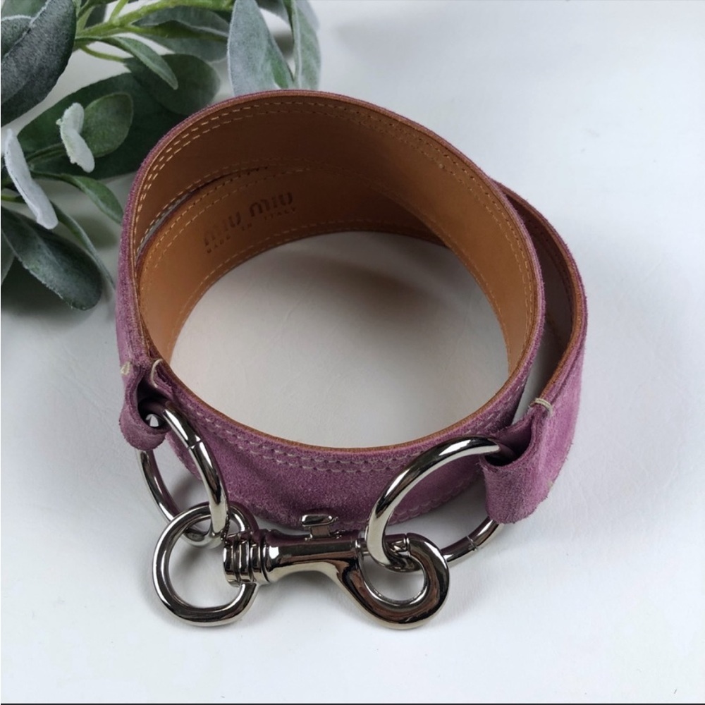 Miu Miu lavender belt